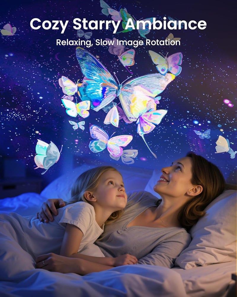 POCOCO Galaxy Star Projector with 2M-Pixel Lens & 5K Discs | Home Planetarium Projector for Relaxation, Study, and Sleep Aid | Includes 2 Films | Ideal Gift - Image 5
